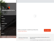 Tablet Screenshot of industriasbravo.com